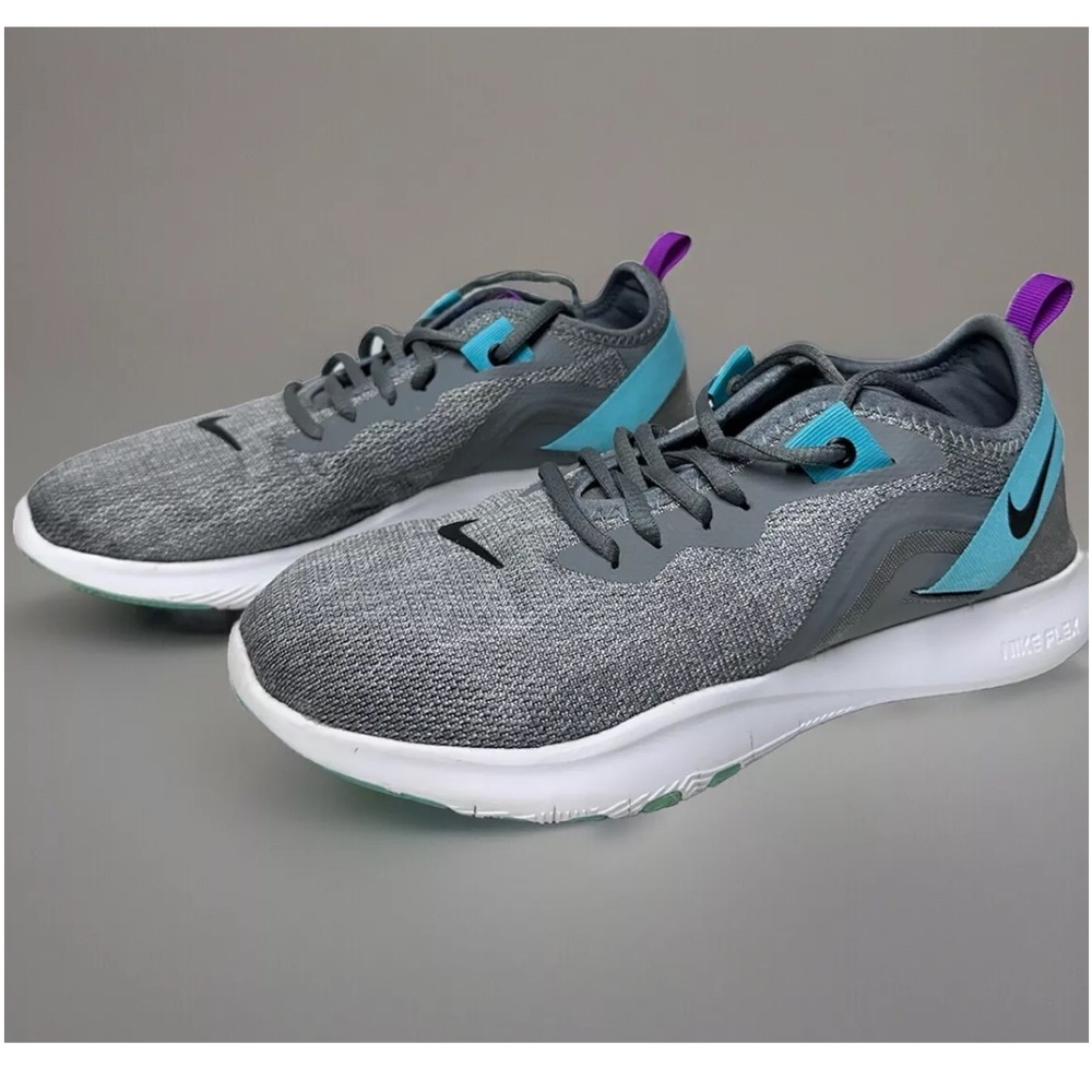 Women’s US Size 8 Nike Flex Trainer 9 Gray AQ7491-005 Running Shoes Sneakers